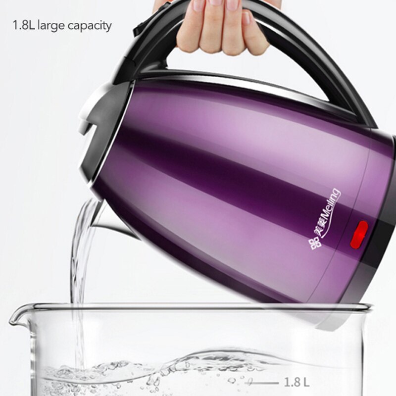 MeiLing Smart Waterkoker Dubbele Laag Isolatie Themos Elektrische Waterkoker 304 Roestvrij Staal Snelle Verwarming Waterkoker