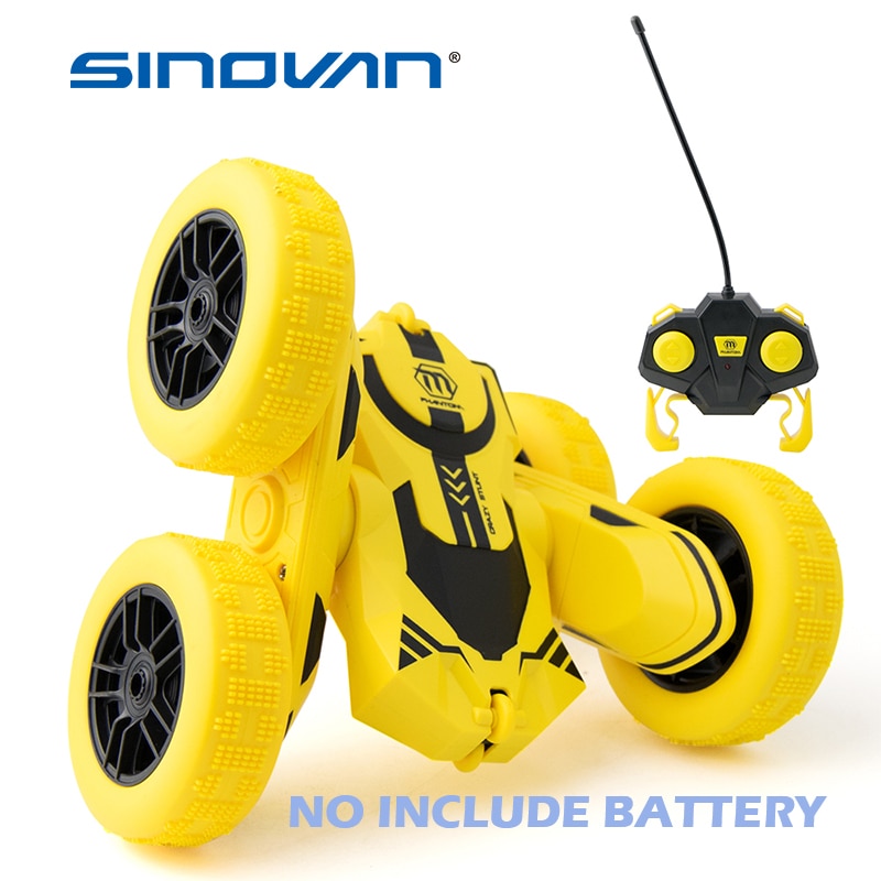 2.4GHz RC Stunt Car Tumbling Crawler Vehicle 360 Degree Flips Double Sided Rotating Tumbling with Battery remote control car