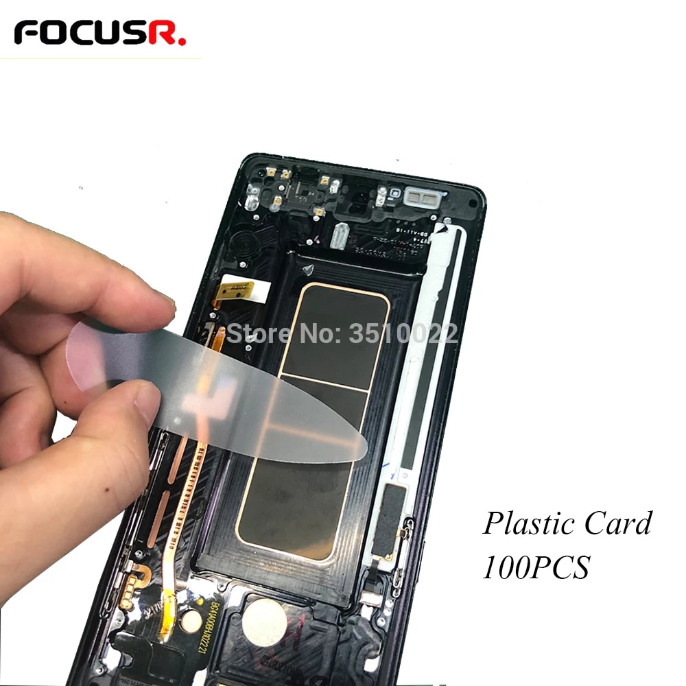 100Pcs Plastic Scheiden Kaart Voor Samsung Scheiden Frame/Glas S6 Rand S6 Rand + S7 Rand Telefoon Reparatie gereedschap Reparatie Tool Sets