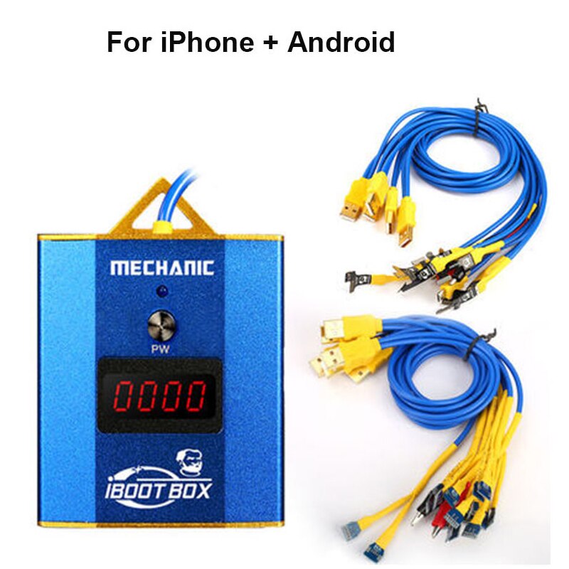 IBoot-cable de alimentación mecánico para iphone 6, 6P, 6s, 6sP, 7, 7P, 8, 8p, x, xs, xsmax, Samsung y Android: Host iPhone Android