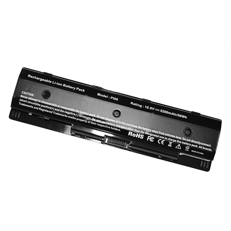 ApexWay 6 cells laptop battery PI06 for Hp Envy 15 17 TouchSmart 15 17 Pavilion 15 17 HSTNN-LB40 LB40O LB4N LB4O