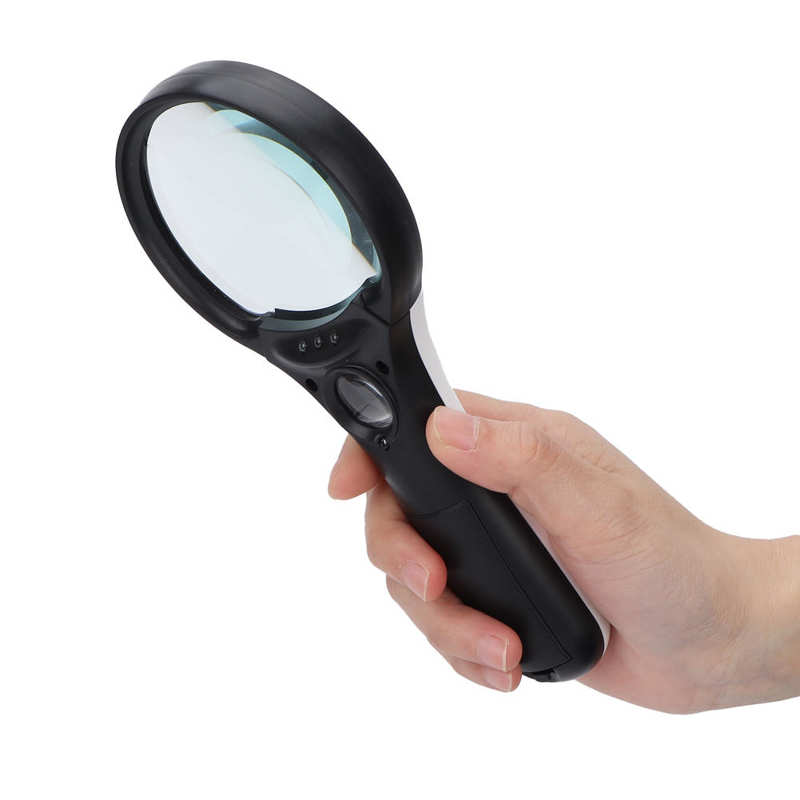 3X Magnifying Glasses LED Magnifying Glass 4 LEDs for Reading