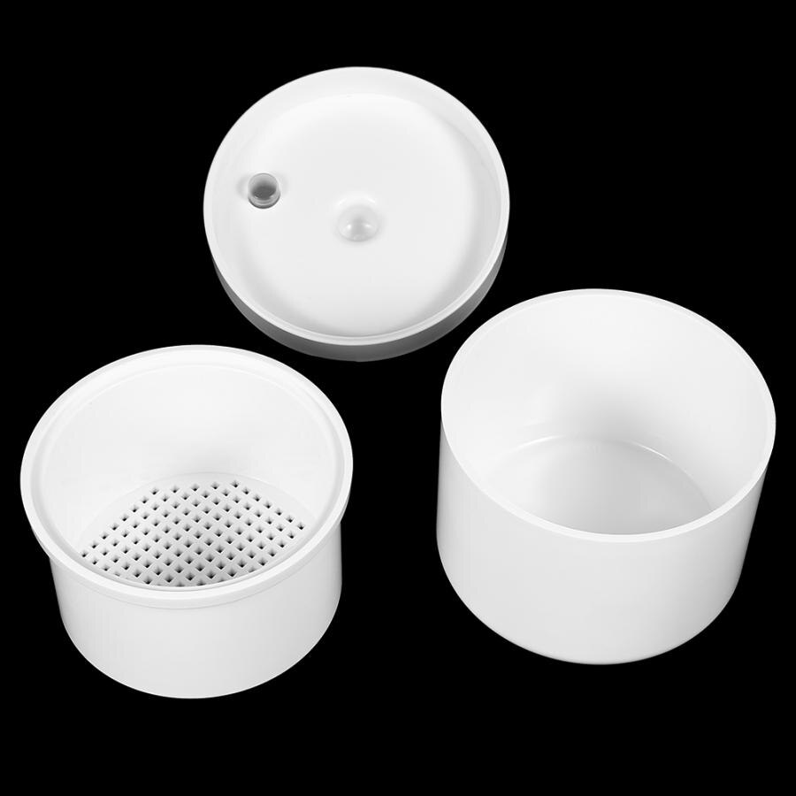 Multifunctional Nail Art Disinfection Round Box Sterilizer Pot Clean Jar for Nail Art Metal Tools Manicure Accessories