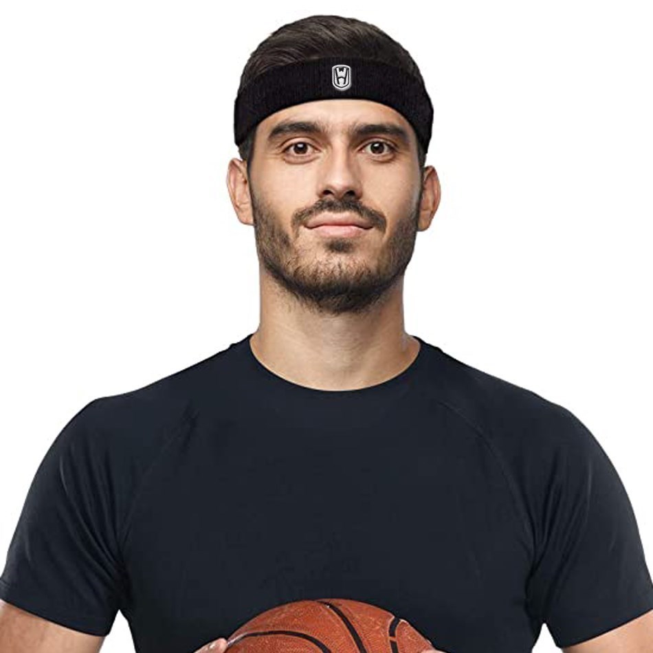 Wosweir Katoenen Atletische Hoofdband Elastische Zweetbanden Vrouwen Mannen Basketbal Sport Gym Fitness Zweetband Volleybal Tennis