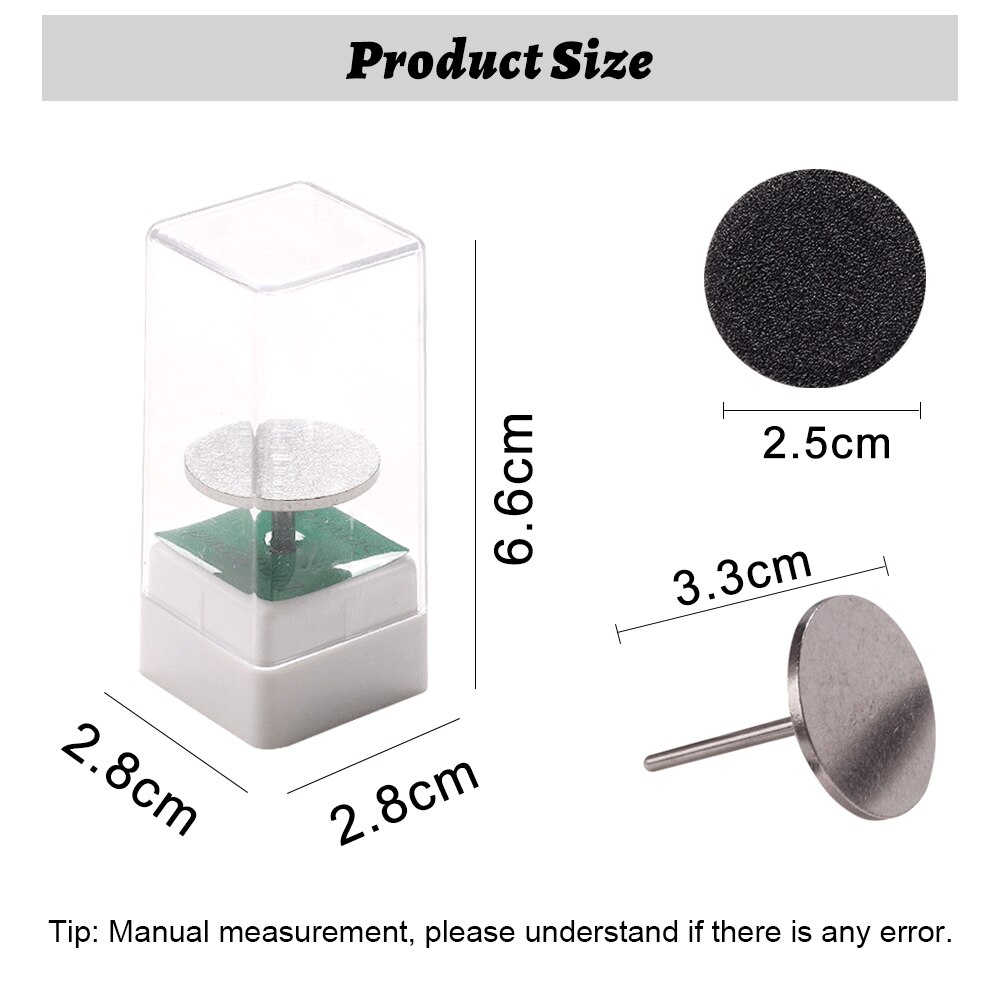Disco para eliminar callos y cutículas, herramienta eléctrica para el cuidado de los pies, callos duros, piel muerta y pedicura, accesorios reemplazables, 100 unids/bolsa