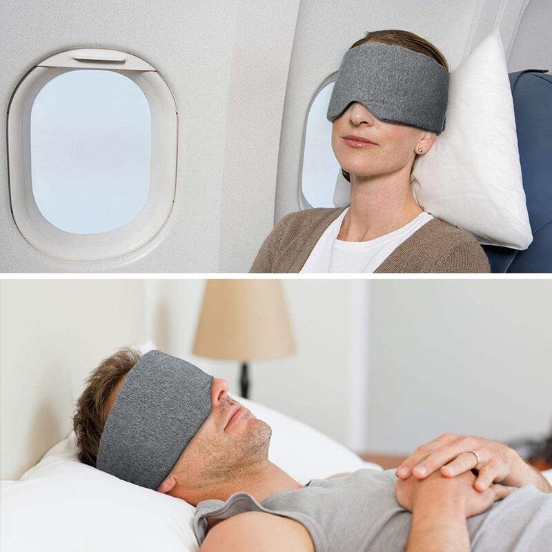 1 PC Maschera di Sonno Confortevole Traspirante Sacco A Pelo Maschera per Gli Occhi Regolabile Visiera paraocchi benda occhio toppa migliore Notte Compagno