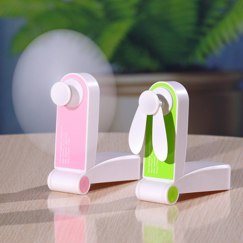 Air Conditioner Usb Pocket Fold Fans Electric Portable Keep Small Fans Originality Electric Household Appliances Electric Fan