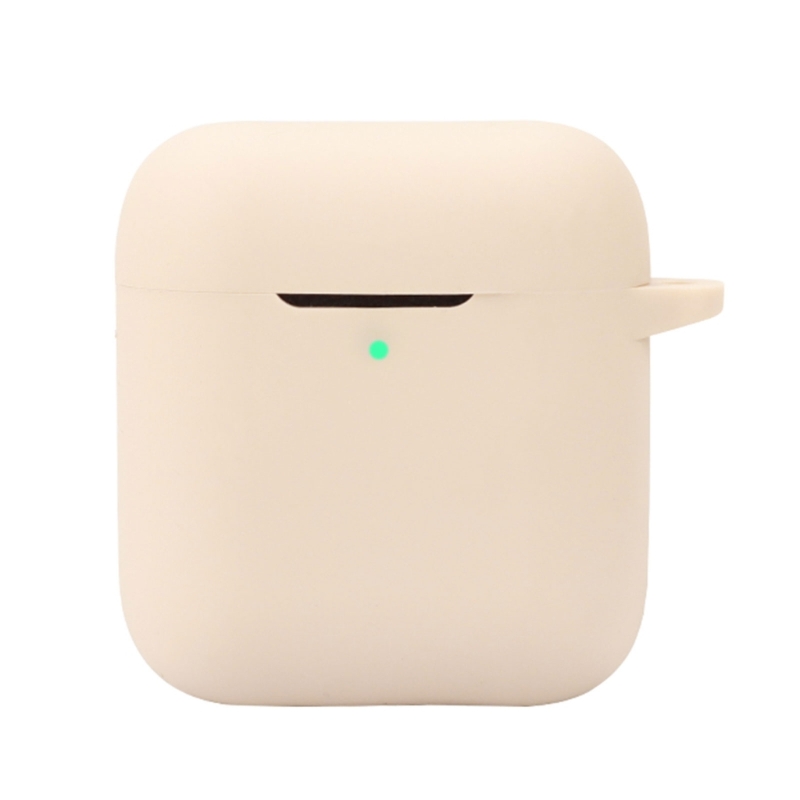 Funda protectora de silicona suave para auriculares inalámbricos Marshall Minor III, funda protectora a prueba de golpes y polvo: Beige