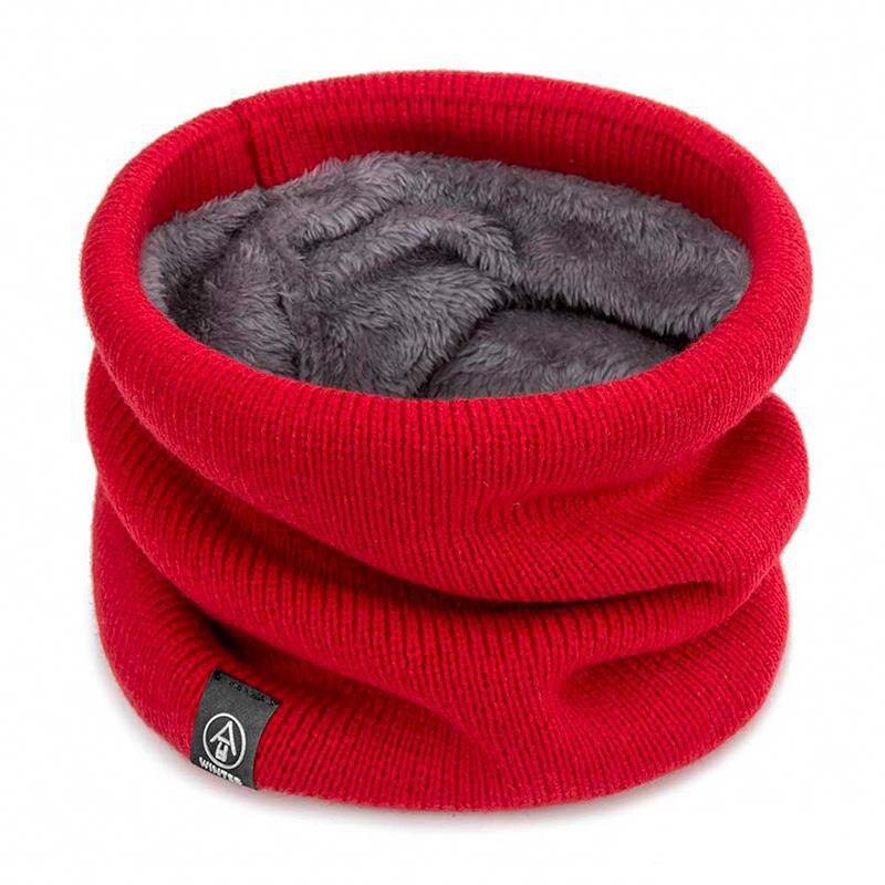 Sciarpa calda invernale per ragazzi ragazze bambini sciarpa per bambini sciarpe con collo in lana spessa sciarpa anello in maglia di cotone sciarpe solide