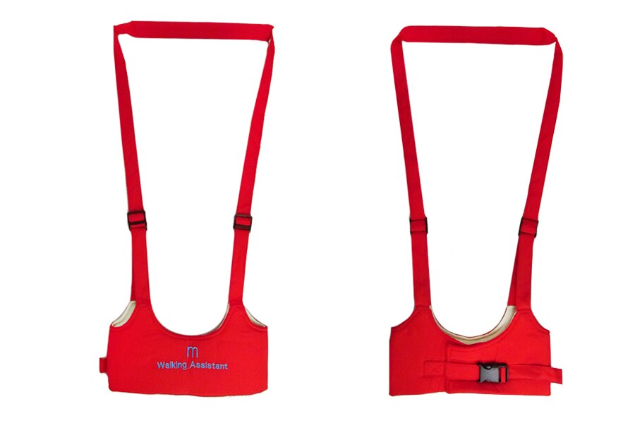 Imbracatura sicura per bambini imbracatura ragazzo apprendimento imbracatura da passeggio cura aiuto per neonati cintura da passeggio: Rosso