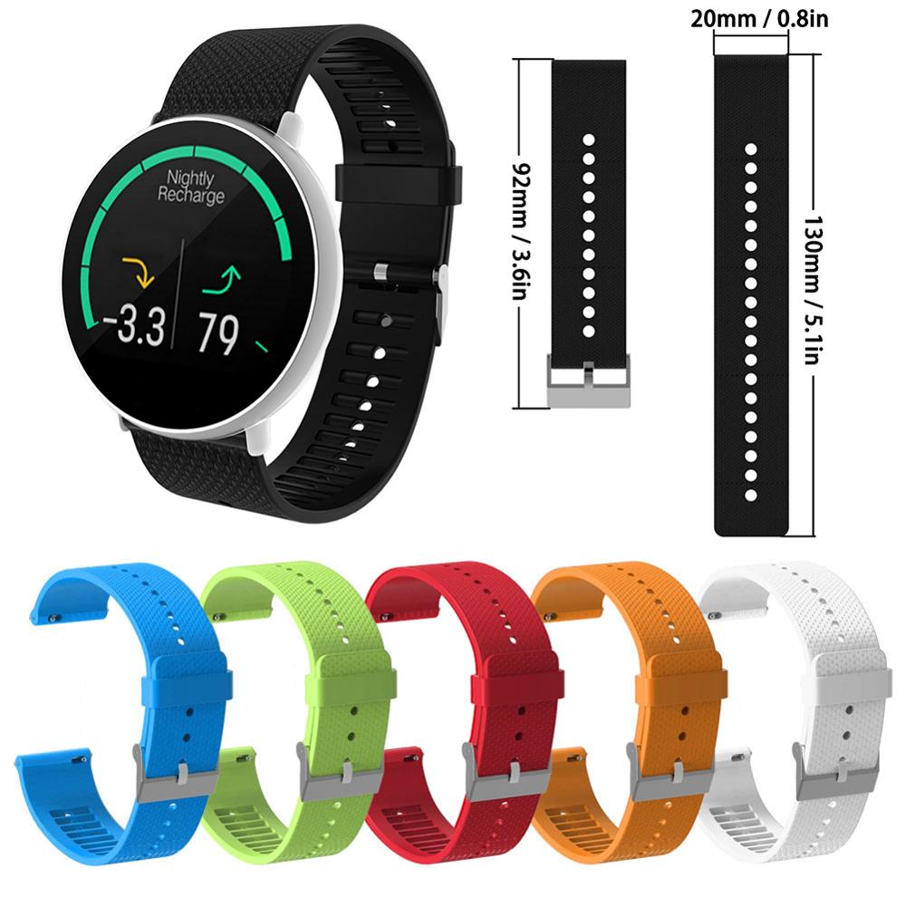 Siliconen Horlogeband Strap Voor Polar Ignit 20Mm Smart Horloge Band Armband Sport Vervangende Polsband Voor Polar Ignit Horlogeband