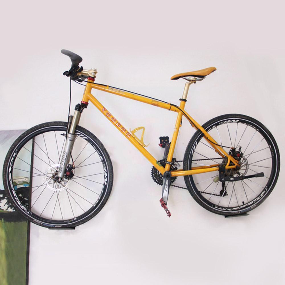 1pcs Bike Wall Mount Stand Mtb Road Bike Steel Rack Bicycle Mount Holder Duty Parking Pedal Accessorie Stands Heavy Cycling