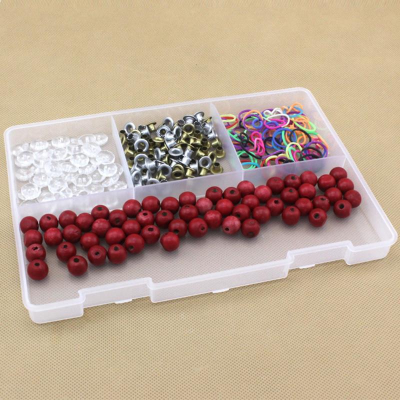 8 Grid Transparent Plastic Storage Box Double Layer Hardware Tool Box Portable Tackle Multifunctional Organizer Fishing Boxes