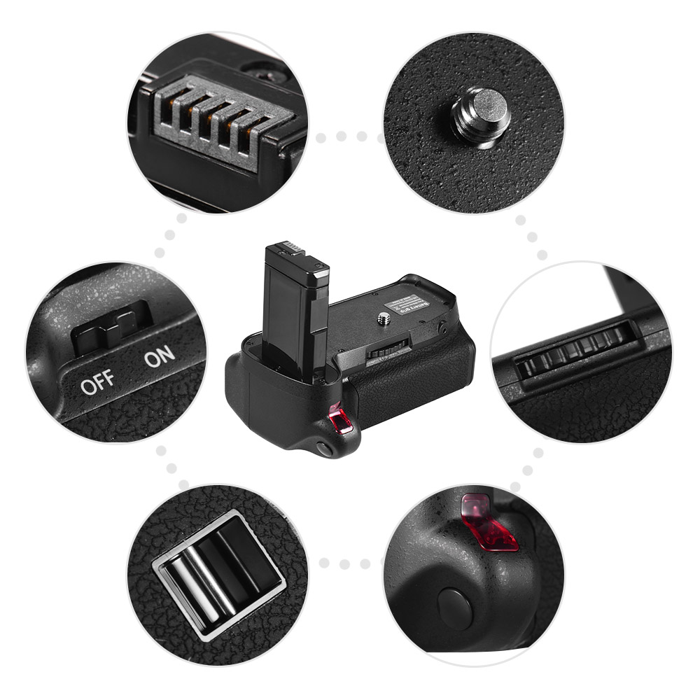 Camera Vertical Battery Grip Houder voor Nikon D5300 D3300 D3200 D3100 DSLR Camera EN-EL14 Batterij Aangedreven met IR Afstandsbediening