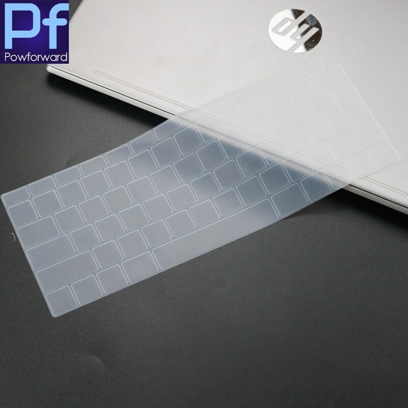 for Newest MacBook Air 13 A1932 Retina Display and Touch ID Silicone Keyboard Cover Soft-Touch Keyboard Skin A 1932: clear