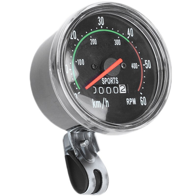 Mechanical Odometer Speedometer Resettable RPM For Bicycle Bike Motorcycle: Default Title