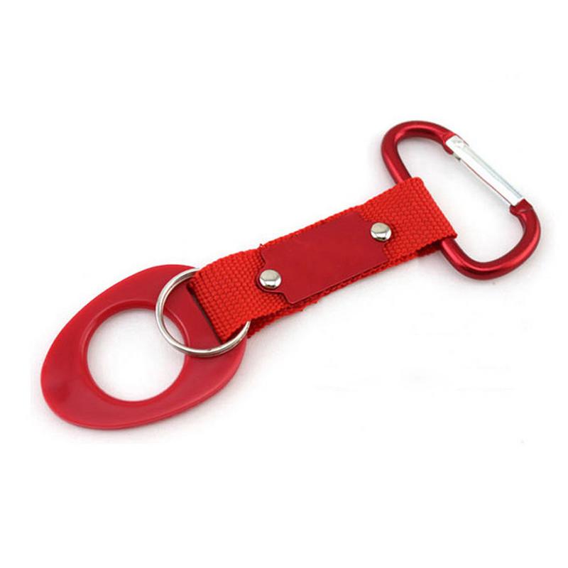 Sneck Lanyards For Keys Nylon Water Bottle Buckle Hook Water Bottle Holder Clip Outdoor Carabiner Climb For Camp Holder Tool: Red