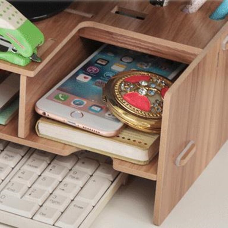 Display Computer Scherm Basis Verhogen Rack Creatieve Desktop Plaat Afwerking Opbergrek Tafel Smalle Computer Bureau