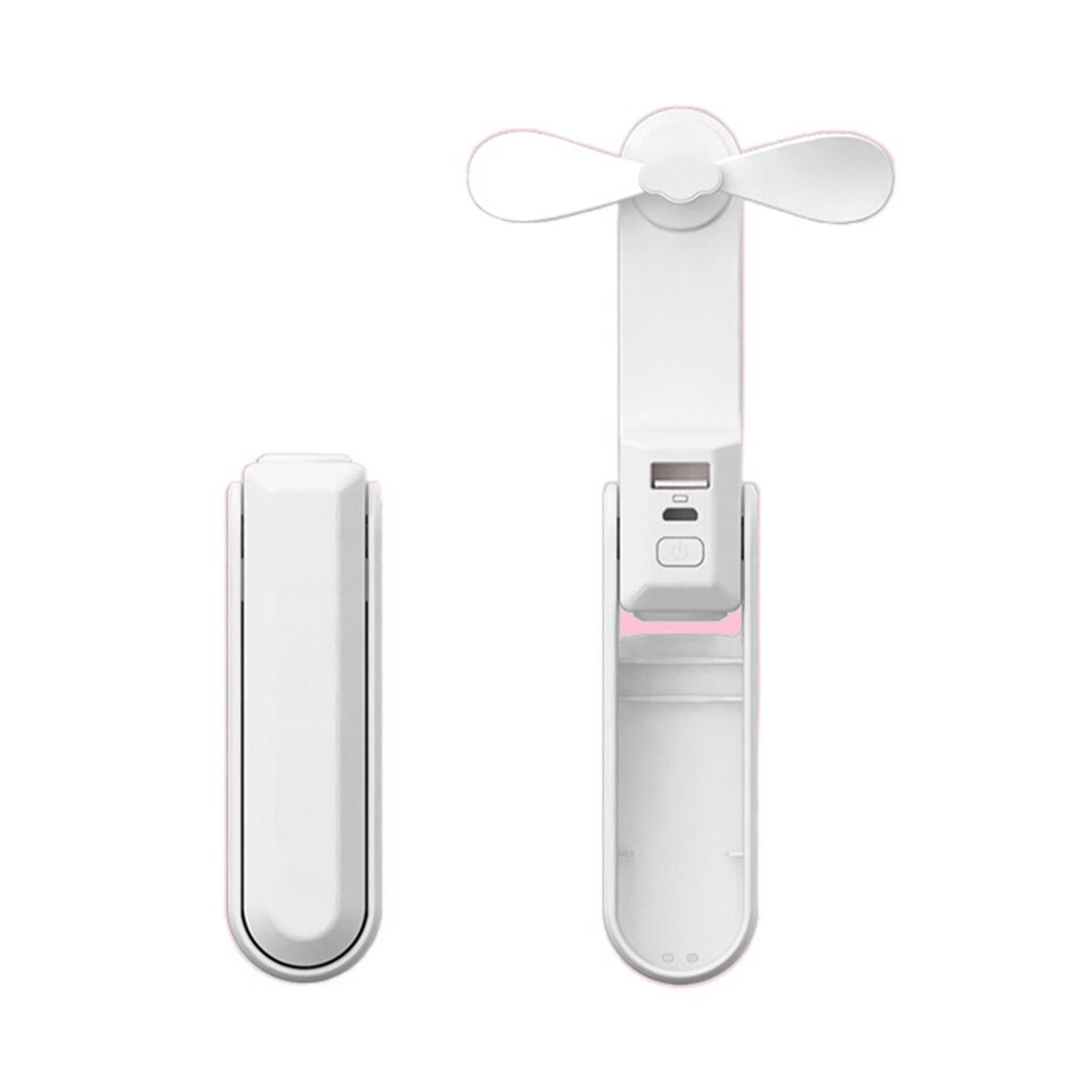 Hand Held USB Spray Fan With Folding And Flashlight Portable Fan Folding Desktop Portable Mini Fan