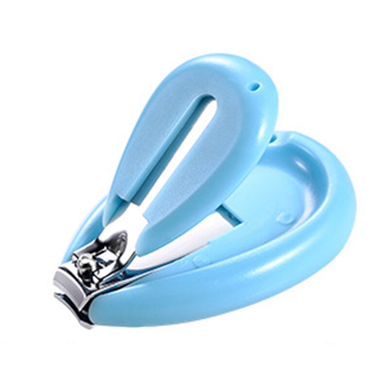 Carino sicuro 0-10Y bambini tagliaunghie per bambini carino tagliaunghie per bambini forbici tagliaunghie per bambini accessori per la cura delle unghie del bambino: Blue