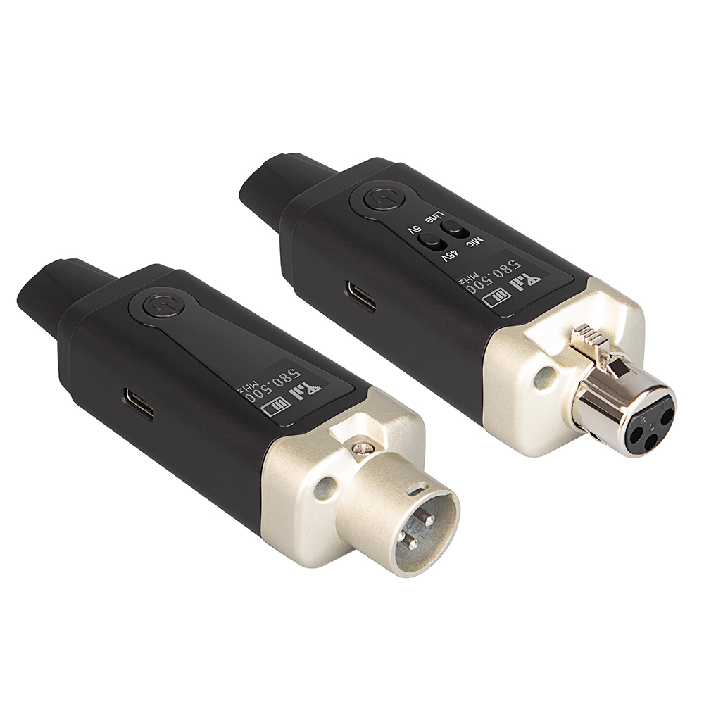 Drahtloses Mikrofonsystem UHF Wireless XLR Sender und Empfänger für dynamisches Mikrofon, Audiomixer, PA-System
