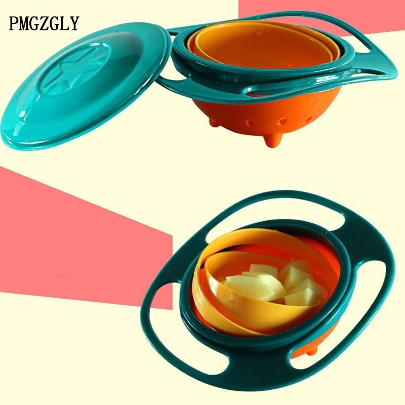 Service Plate Tray Solid Feeding Baby Feeding Learning Dishes Bowl Dinnerware For Kids Eating Training Gyro Bowl
