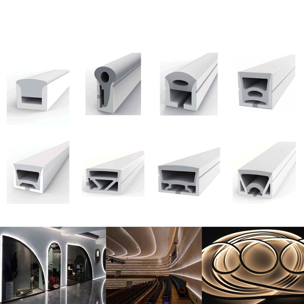 Tube de lampe néon souple LED, gel de pton flexible, bande lumineuse adressable, étanche IP67, WS2812B, WS2811, SK6812