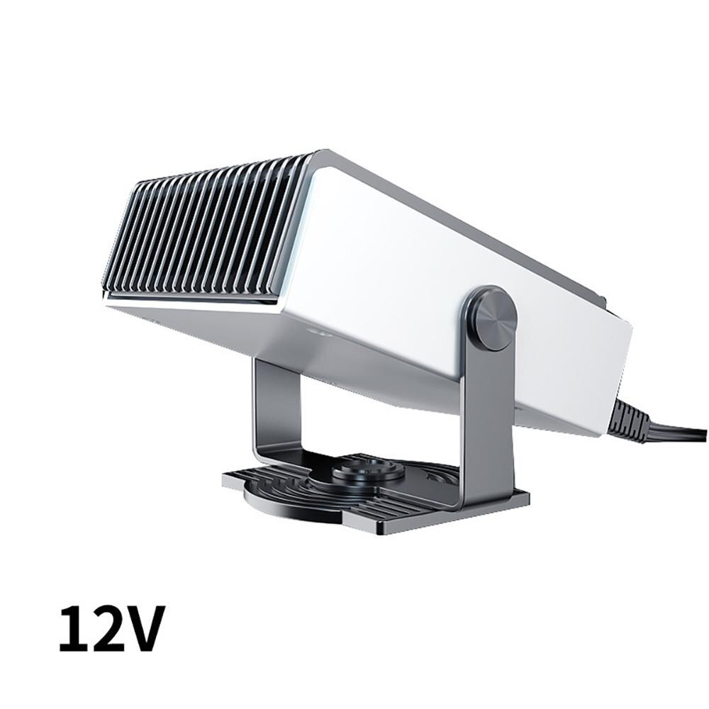 12V/24V Car Heater Defroster Demister Portable Defrost Heater 180-degree Rotation Car Heater & Cooling Fan 2 in 1 Fast Heating: 12V