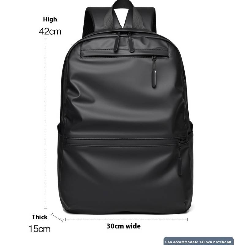 Fashionable Backpack Large Capacity Laptop Bag Waterproof Fabric Lightweight Shoulder Bag Casual Backpack