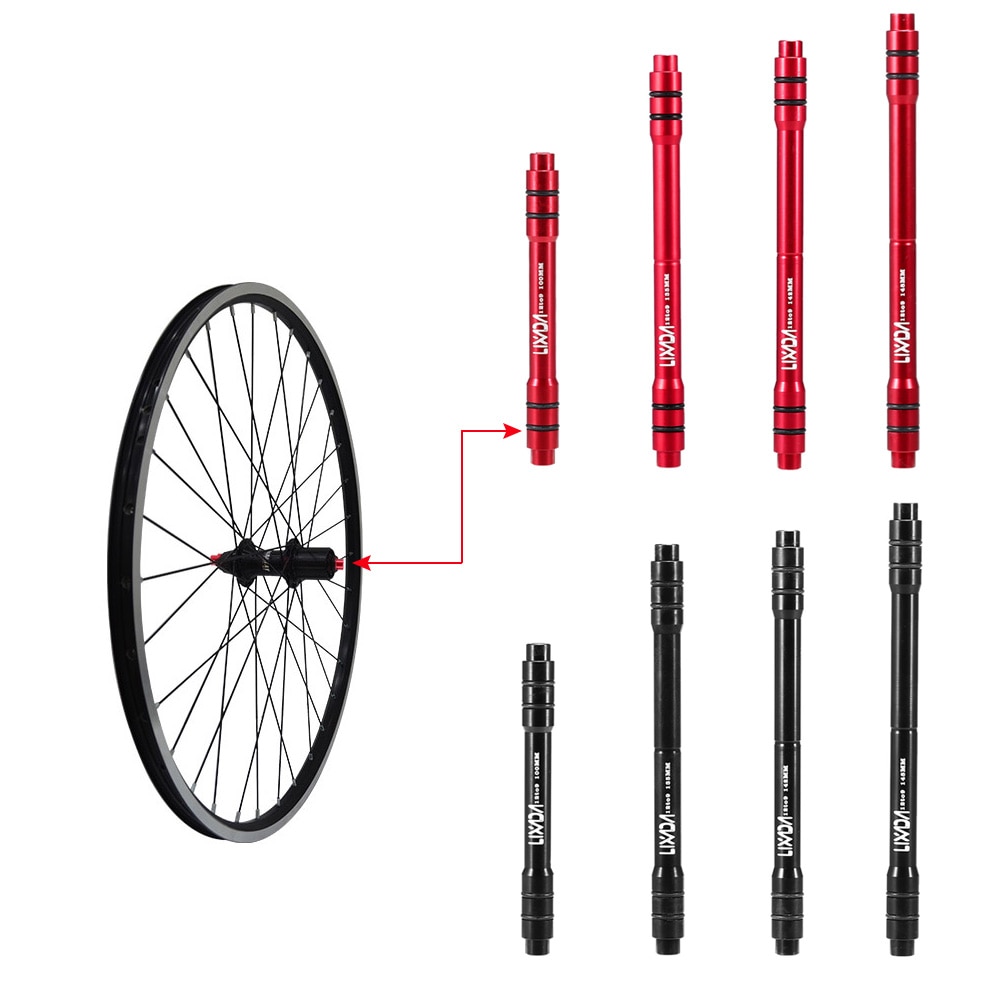 Lixada 12mm to 9mm QR Adapter MTB Bike Thru Axle Hub Quick Release 100mm Bicycle Front Wheel Hub Adapter