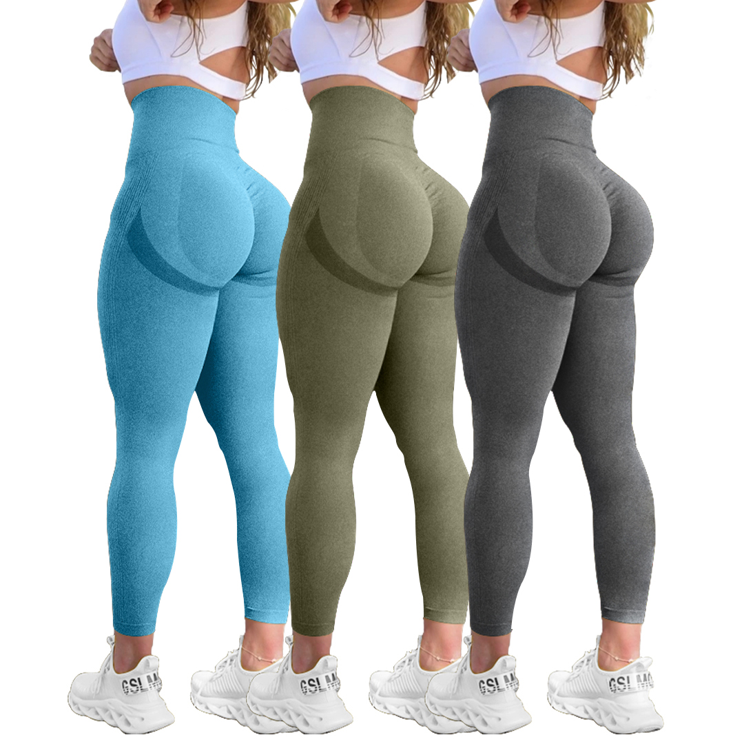 Frauen Hintern Heben Yoga Gamaschen Elastische trainieren Hohe Taille Bauch Kontrolle Geraffte Beute Hosen Nahtlose Fitnessstudio Kompression Strumpfhosen