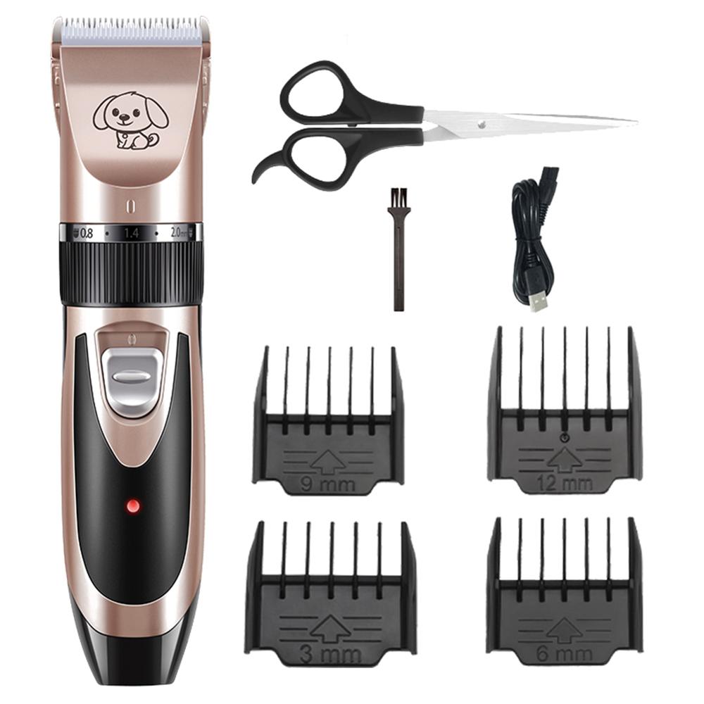 Pet Dog Hair Trimmer Hair Cutter Animal Grooming Clippers Pet Hair Clipper Machine Rechargeable Electric Scissor Clipper
