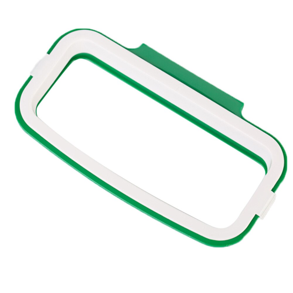 Hanging Trash Rack Garbage Bag Holder for Kitchen Cupboard Kitchen Cabinet Door Basket Style Home Storage: Default Title