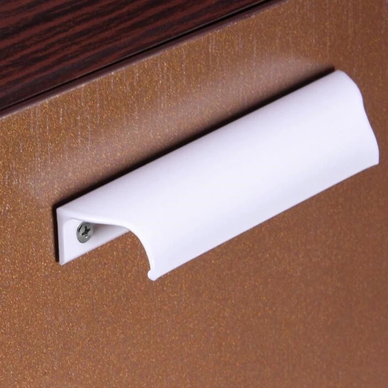 2pcs Aluminum alloy sliding door handles Cupboard Cabinet drawer knobs pulls handles Furniture hardware and accessories