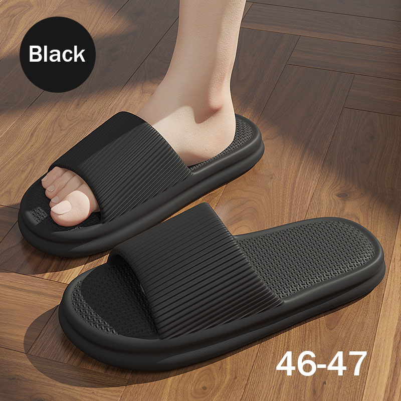 Xiaomi Youpin Thick Platform Women Bathroom Home Slippers Cloud Slippers Soft Sole EVA Indoor Slides Sandals Summer Non-slip Mi: light green
