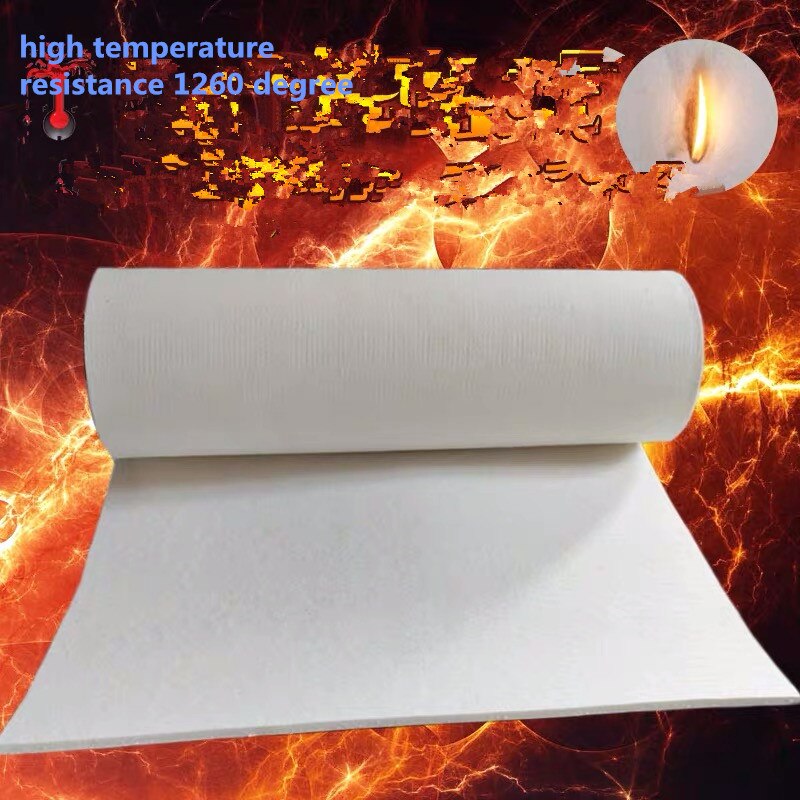 size：100*61cm preheating pad 1mm heat insulation material, glass wool,gas heat resistance wool for burner,oven,grill,stove