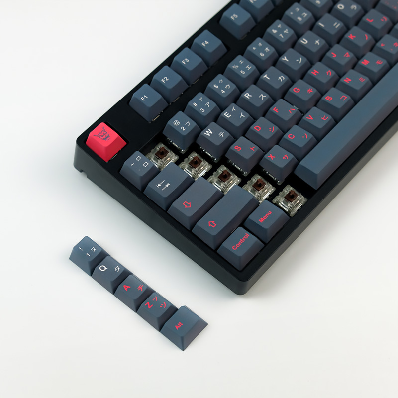 135 nycklar gmk bushido keycaps cherry profile pbt sublimation mekanisk tangentbord keycap för mx switch