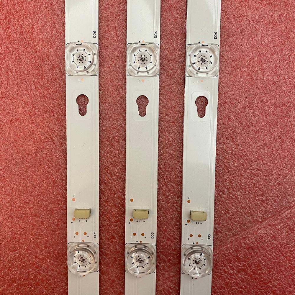 3 st led bakgrundsbelysningslist för thomson 43 uc 6306 43 uc 6406 tcl 43 s 303 43 s 305 43 dp 608 d43 a 810 tot _43 d 2900_3 x 8 oem 43 lb 06_ led 3030 f 2.1