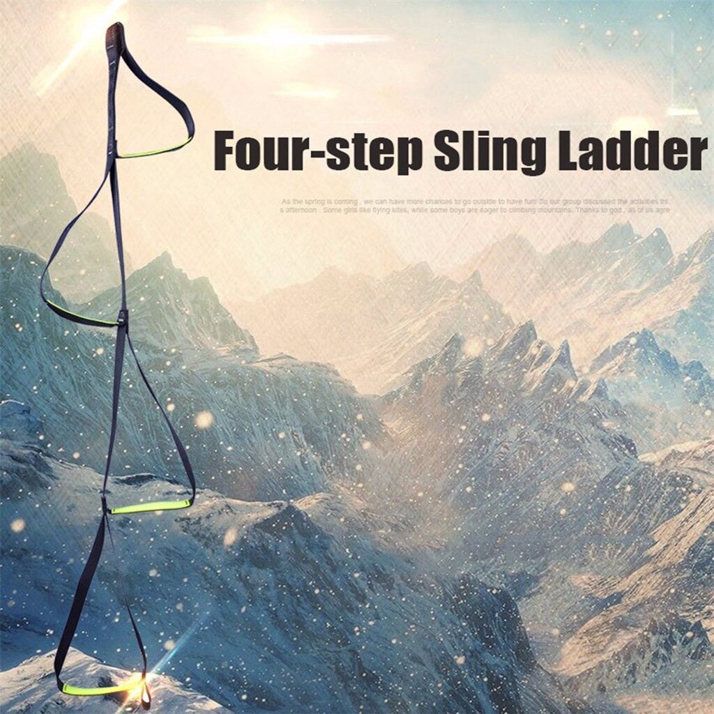 Mountain Deck Ladder Rope Ladder Step Sling Climbing Rock Climbing Accessories Belt Slim Climbing Strap Ladder #T2G