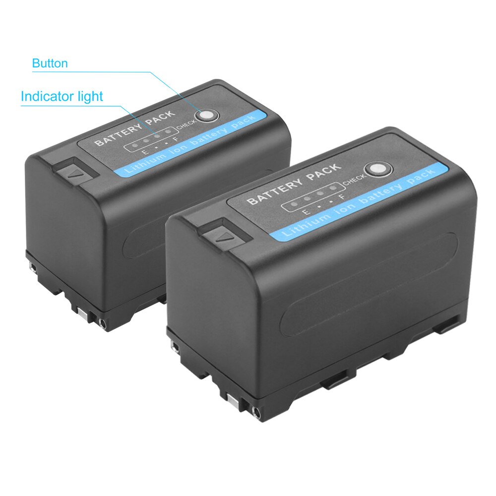 7.4v 45.88wh np -f750 np-f770 np f750 np f770 batterie für sony np  f550 np-f960 f970 ccd -tr917 ccd -tr940 ccd-trv 101: 2 batterie