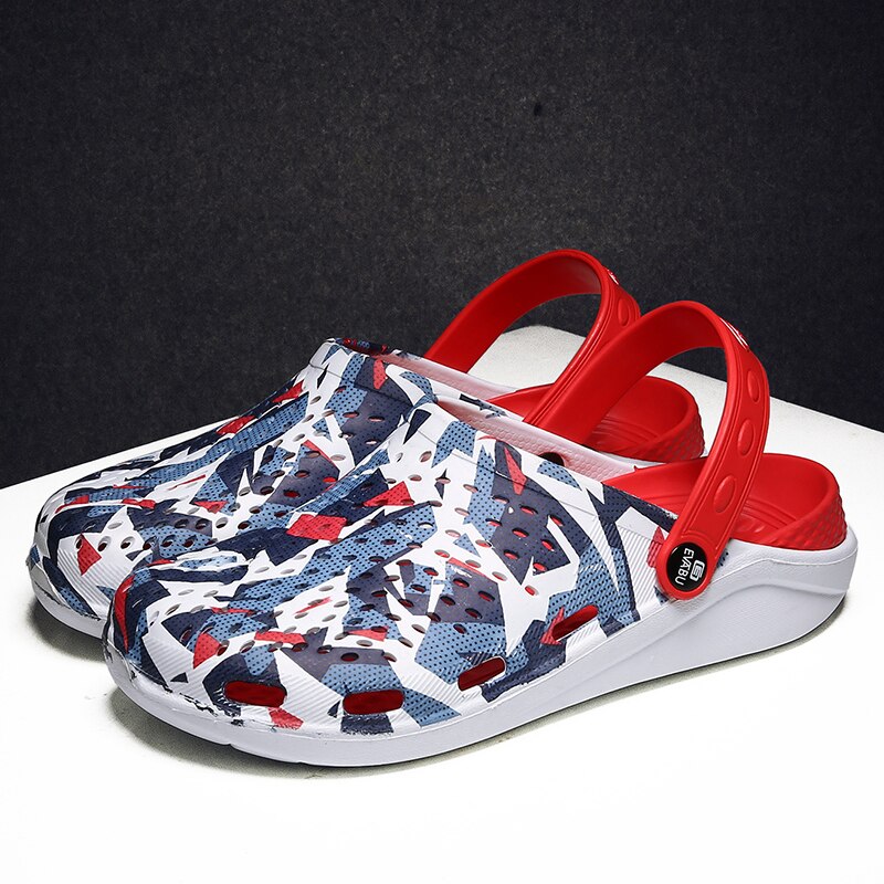 Summer Women Croc Clogs Platform Graffiti Garden Sandals Fruit Slippers Slip On For Girl Beach Shoes Slides Outdoor