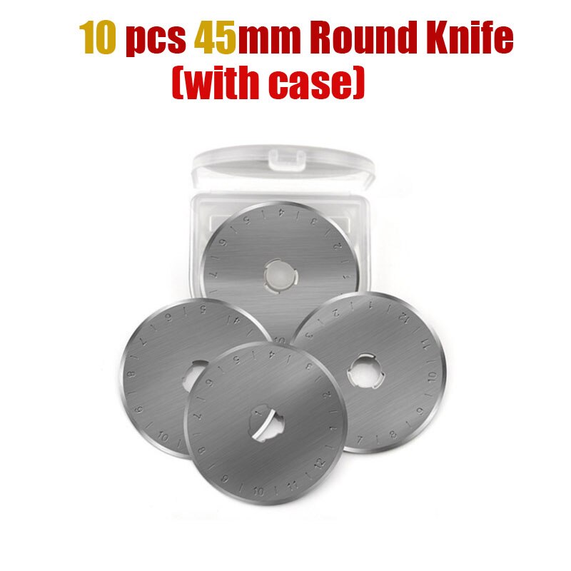 Cortador rotativo de 28mm, 45mm, hoja de corte Circular, rueda de rodillo de retazos, cuchillo redondo, tela de cuero, cortador artesanal, accesorios de costura DIY: Caqui oscuro