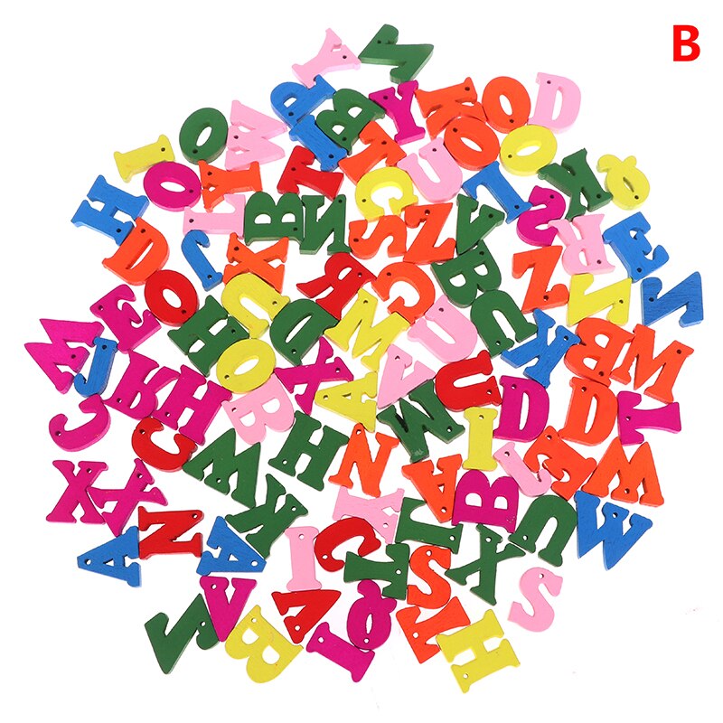 400 Letras De Madera Coloridas De 15 Mm - Alfabeto Completo (A-Z) Para Manualidades, Decoración Y Aprendizaje Infantil