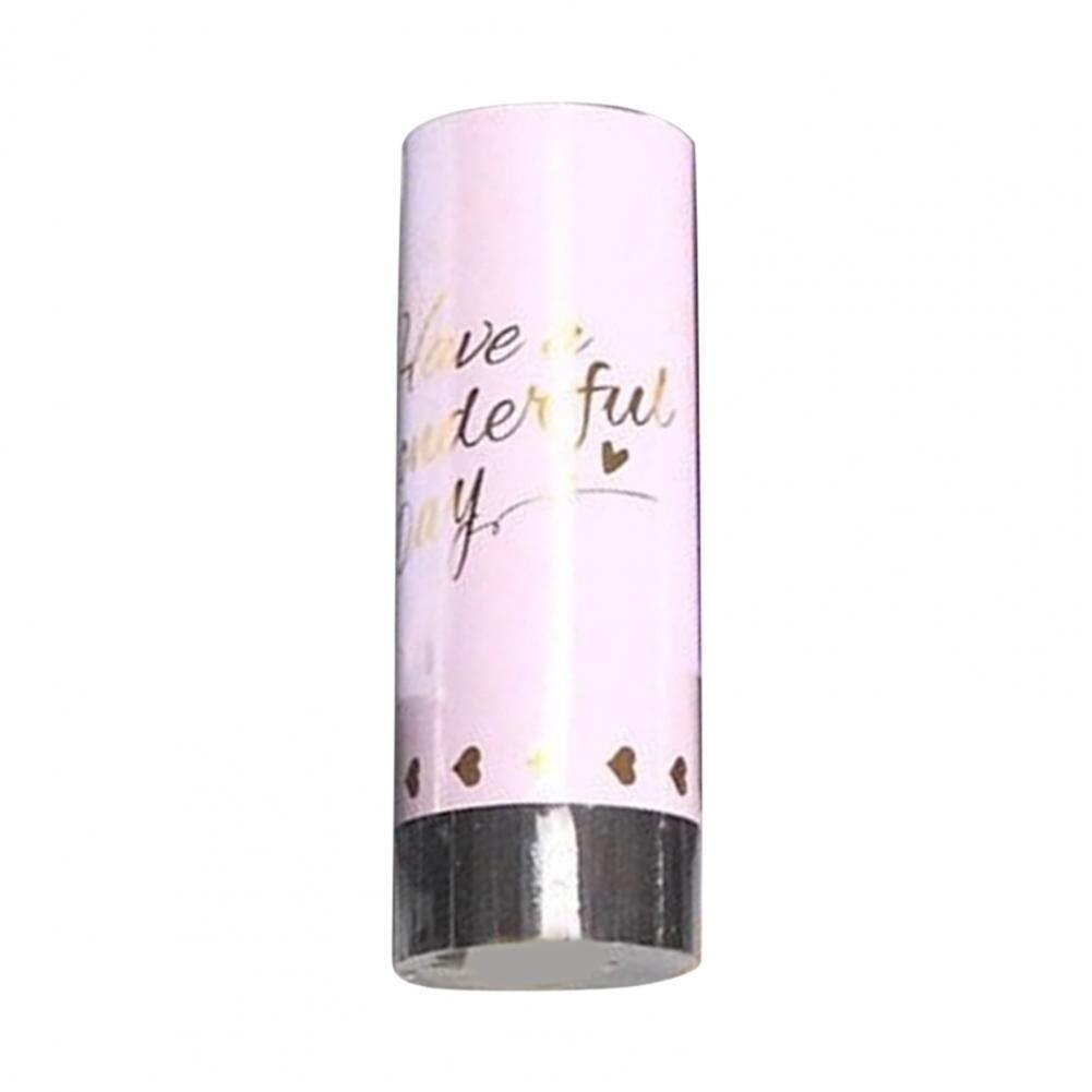 Great Confetti Poppers Charming Widely Applied Labor Saving Mini Hand Held Spring Confetti Fire-works: Pink