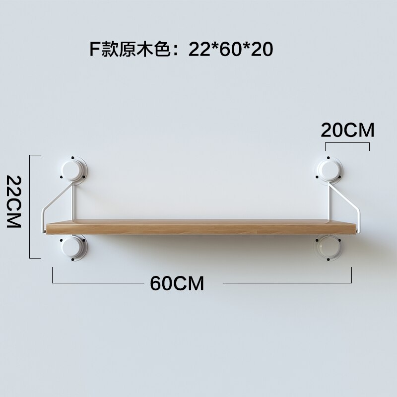 Wall Mounting Free Rack Simple Living Room Background Wall Bookcase Home Simple Combination Book Shelf: 4