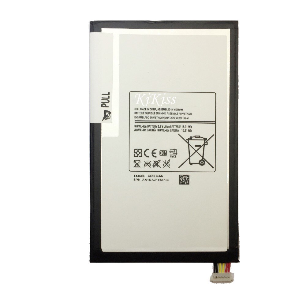 Tablet Battery 4450mAh - Replacement Li-ion Polymer for Samsung Galaxy Tab 3 8.0 T310 T311 T315