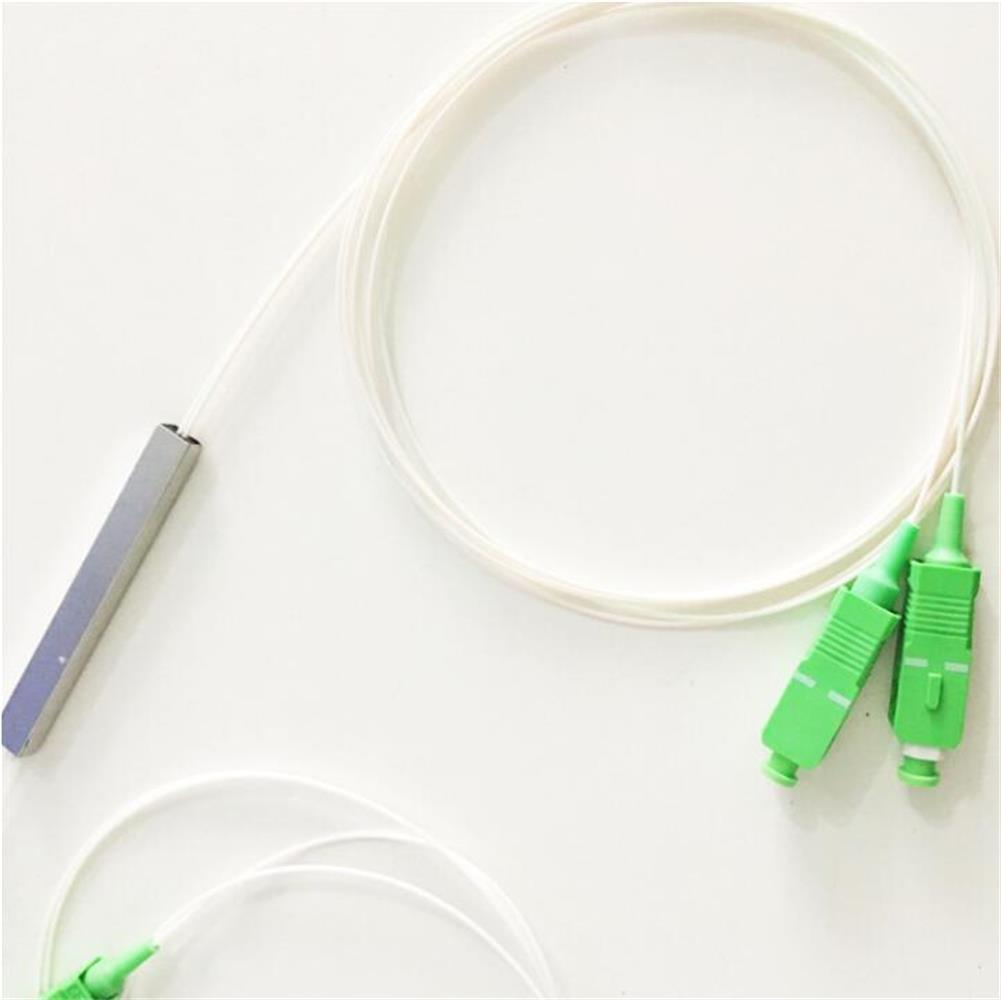 PLC Splitter Optical-Ftth Fiber 1x16 Mini Single-Mode 1x8 Sc Apc 10pieces: 1x2 SC APC 10PCS