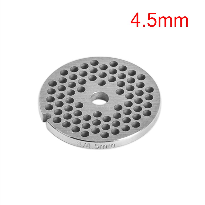 Type 8 Meat Grinder Plate Disc 3/4.5/6/10/12/16mm Stainless Steel Grinder Disc Machinery Parts: 4.5mm