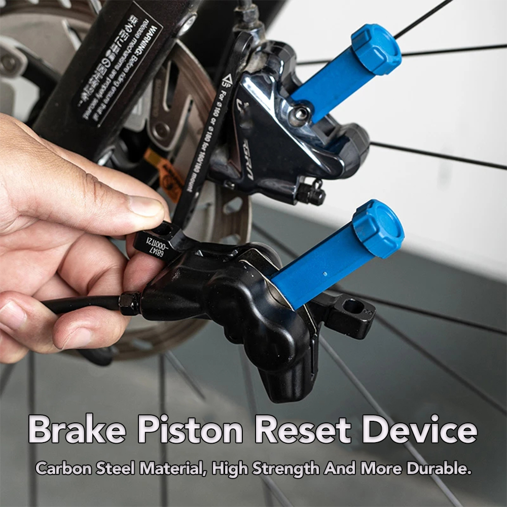Durable Steel Bicycle Brake Pad Spreader Tool 360° Rotatable Bike Oil Disc Piston Reset Hydraulic Brake Caliper Piston Extension
