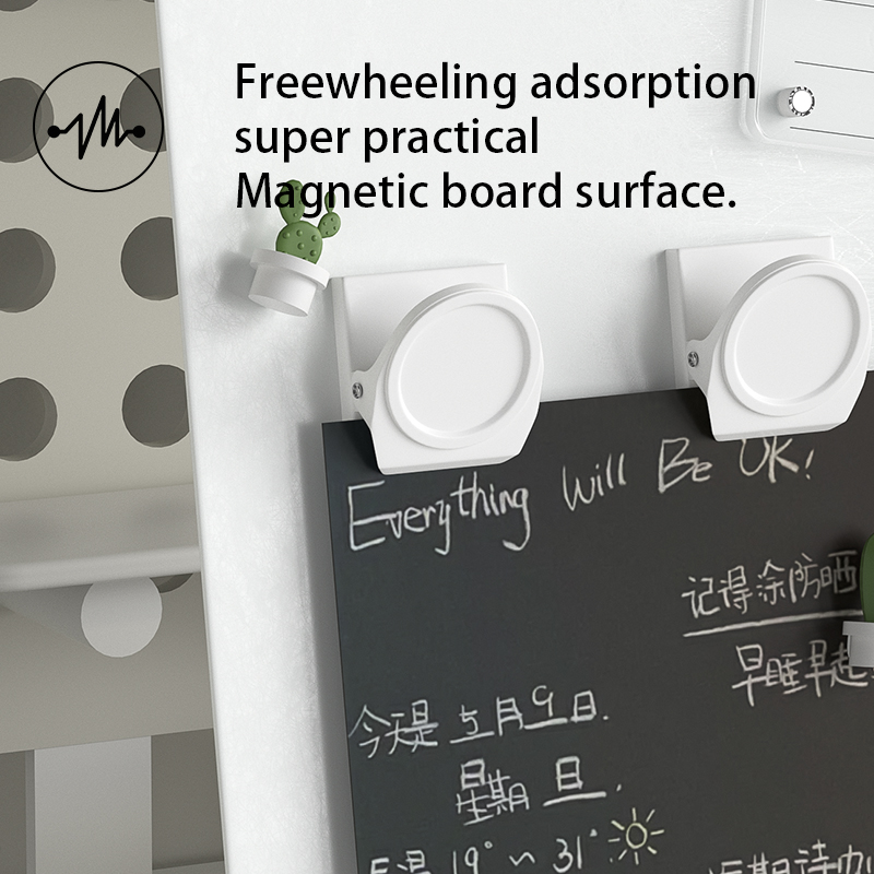 Magnetisch prikbord met standaard Magnetisch bord voor tafelblad met magnetische klem Metalen bord voor magneten Display